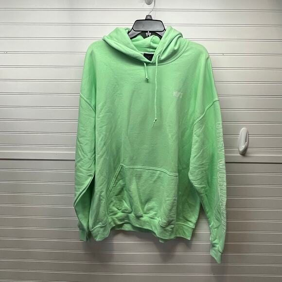 Obey Worldwide Mint Green Hooded Sweatshirt Unisex Size XL - Picture 1 of 11